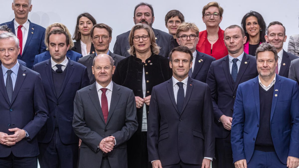 Scholz y Macron ratificaron ayer su apoyo a Ucrania.