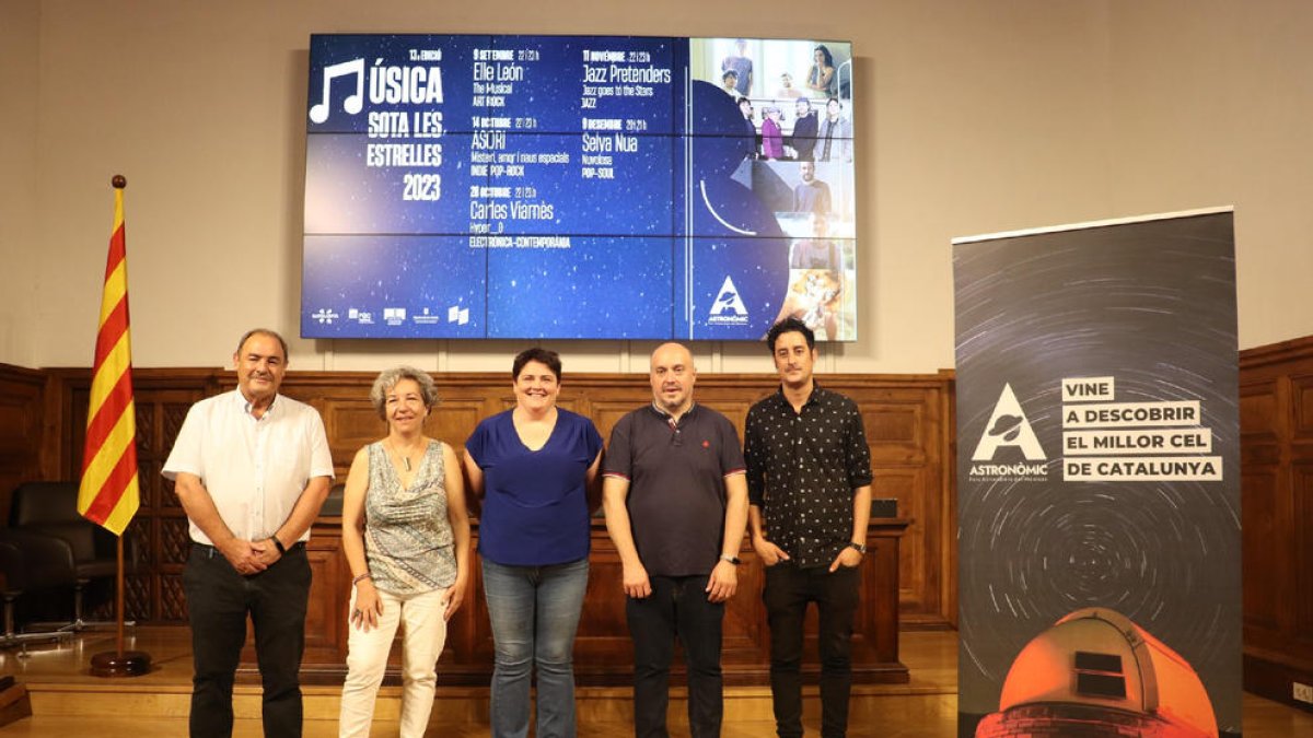Presentación del ciclo ayer en el IEI en Lleida.