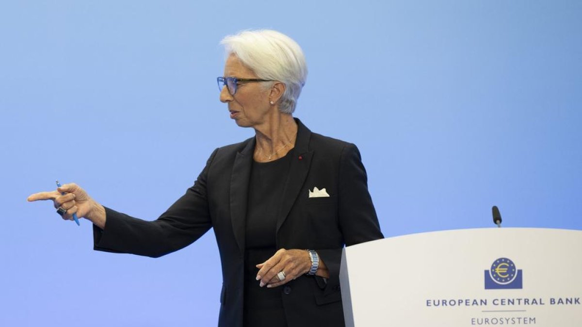 La presidenta del BCE, Christine Lagarde.