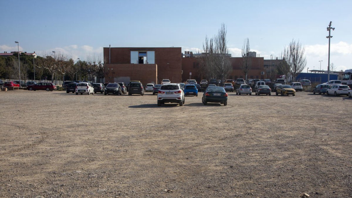 Imagen de los terrenos donde está prevista la ampliación del CAP de Tàrrega.