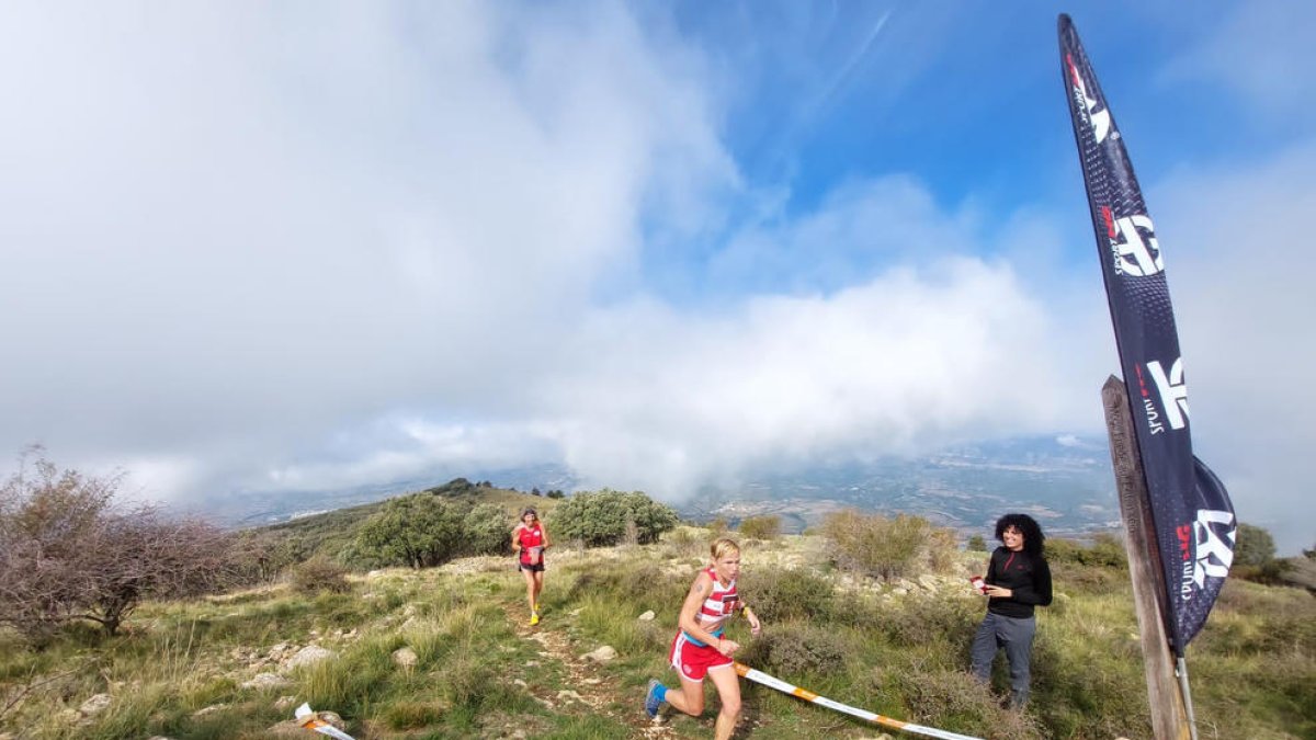 Un momento de la carrera Sant Corneli Vertical Race.