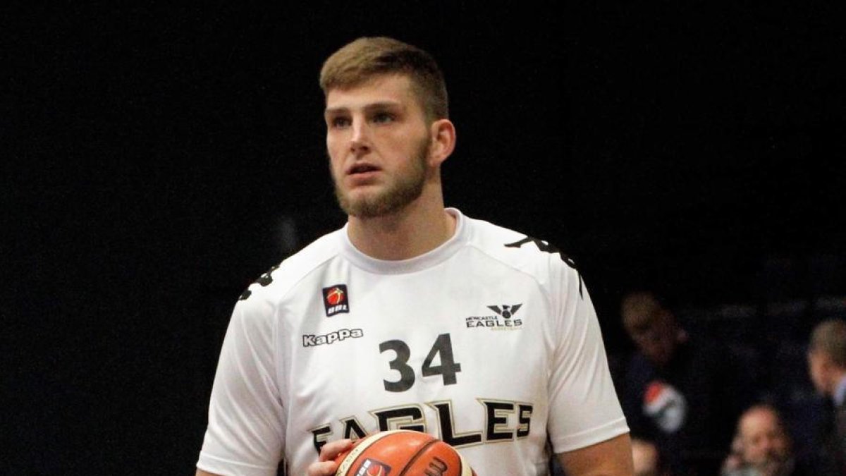 CJ Gettys, durante su etapa en el Newcastle Eagles.