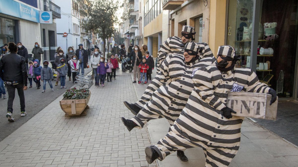 ‘Cacos’, de Campi Qui Pugui, el 2022 als carrers d’Alcarràs.