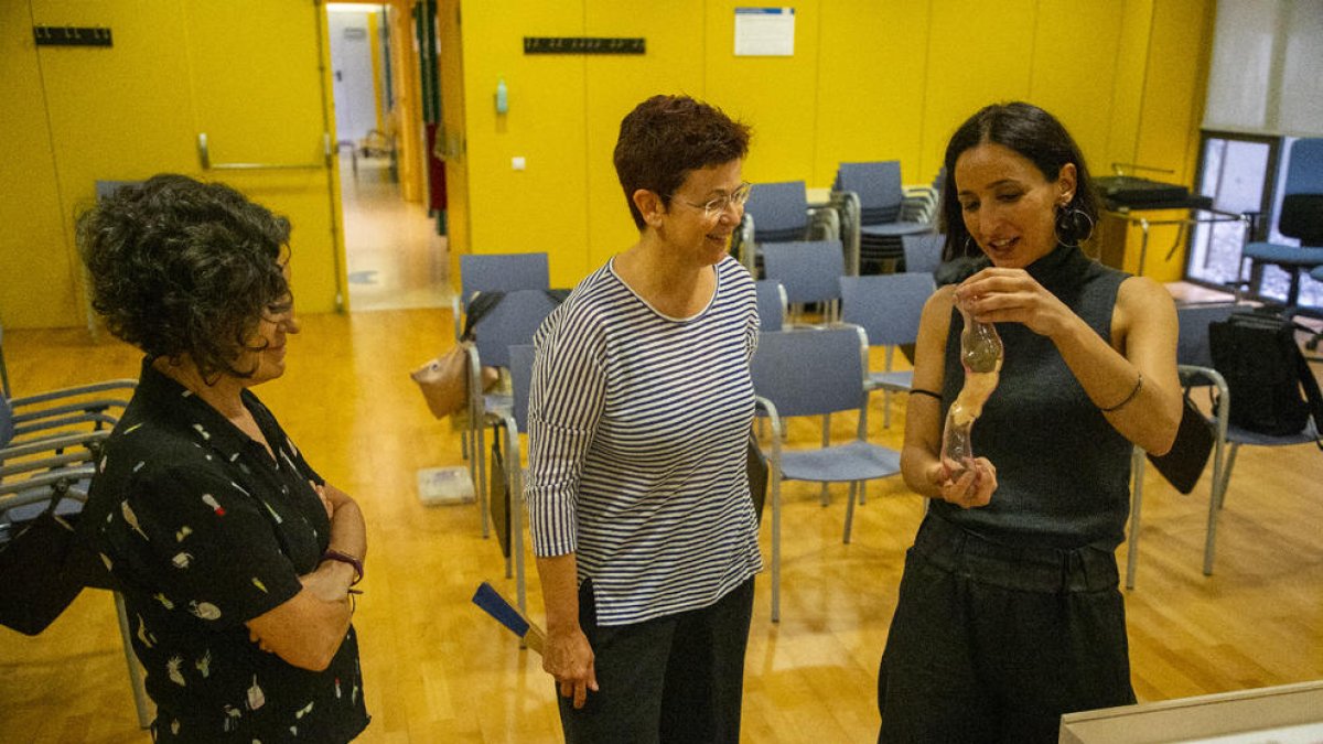 Presentació ahir del projecte ‘Lupe’ al CAP Primer de Maig.