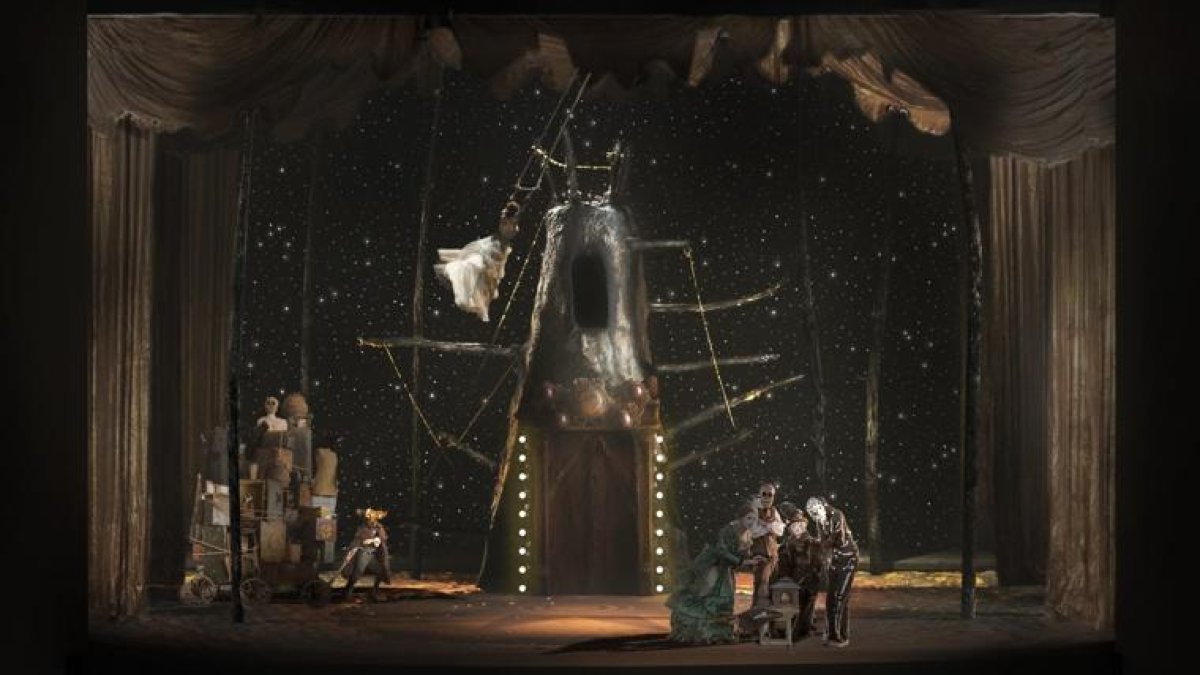 L’espectacle es pot veure cada dia, fins demà, a Barcelona.