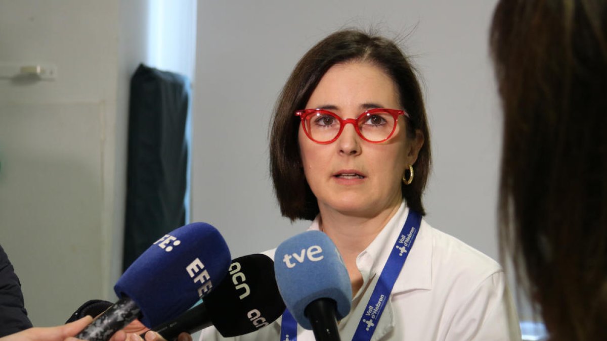 La doctora Nerea Maiz, especialista del Servicio de Obstetricia del Hospital Vall d'Hebron e investigadora del grupo de Medicina Materna y Fetal del VHIR.