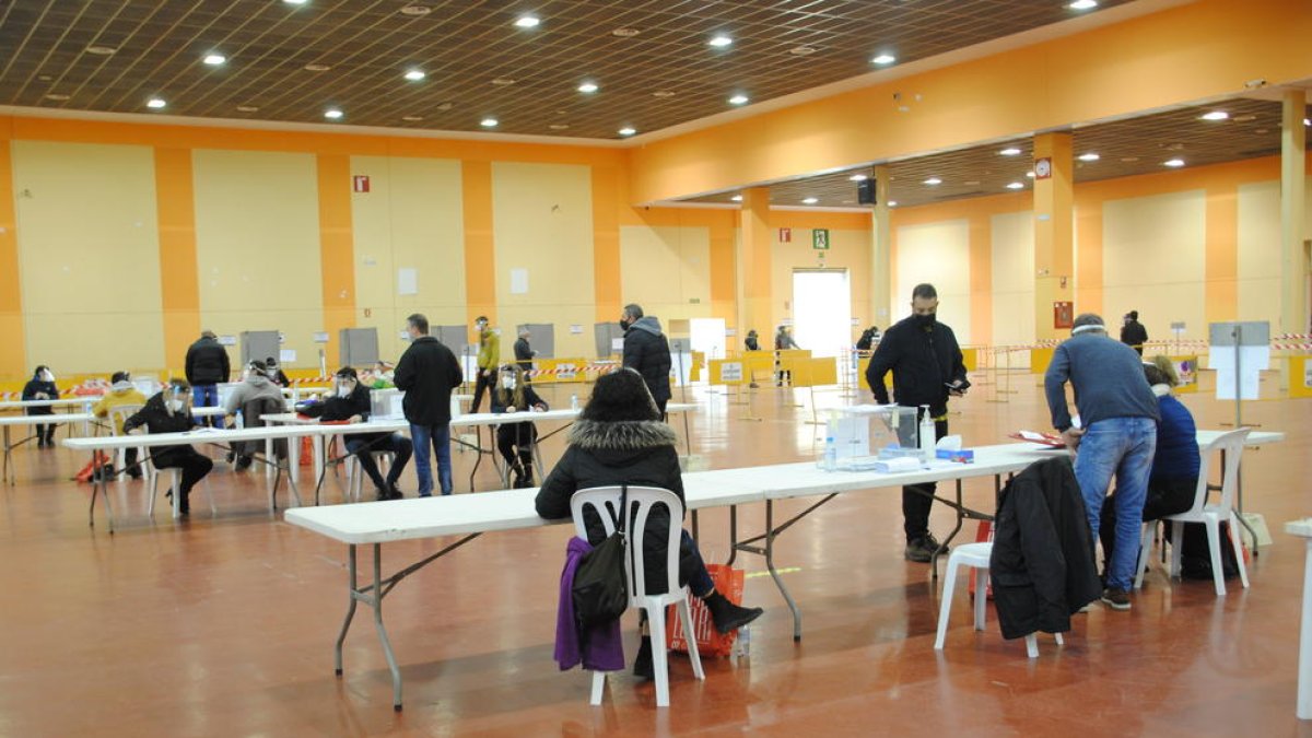 El pabellón ya acogió una votación durante la pandemia.