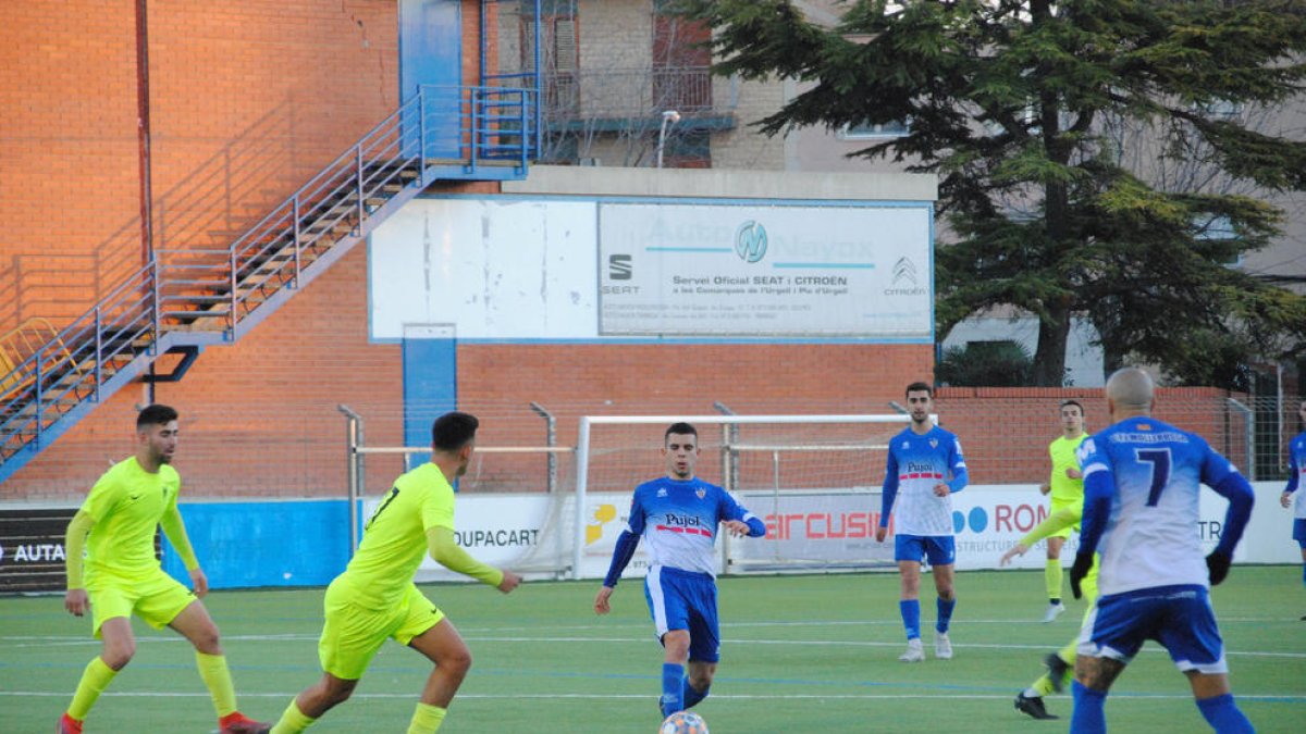 Un partit del Mollerussa aquesta temporada al seu camp.