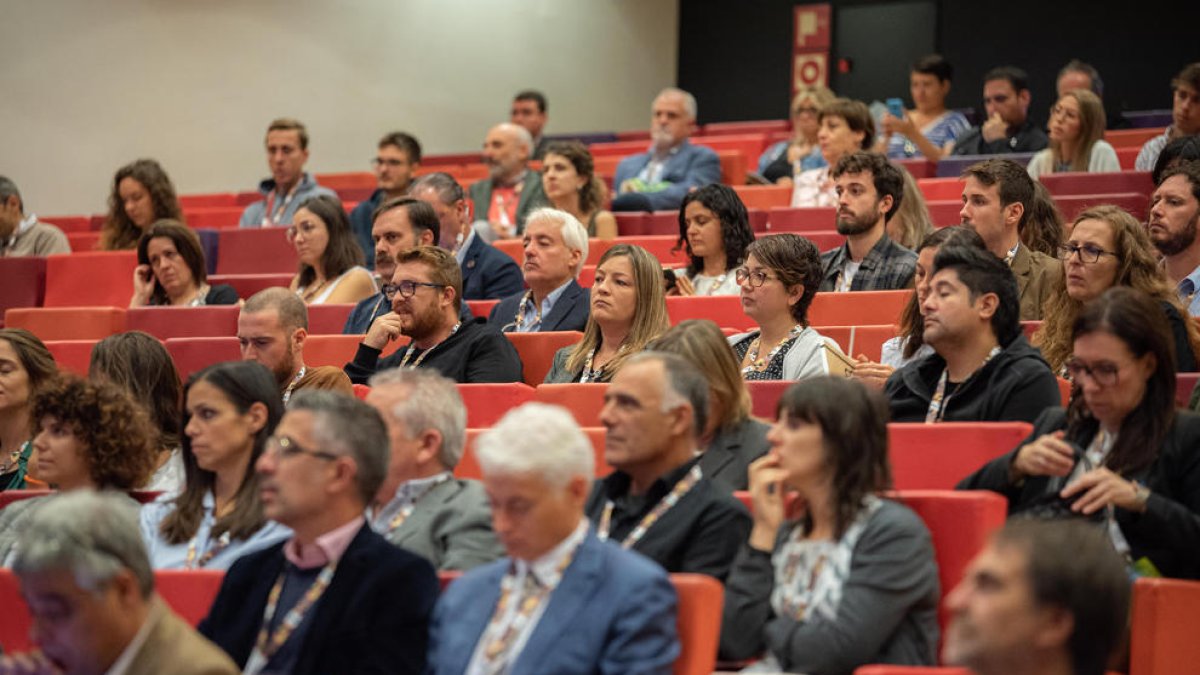 Asistentes al congreso sobre Bioeconomía, Innovación y Tecnología (BIT), que se celebra en la Llotja.