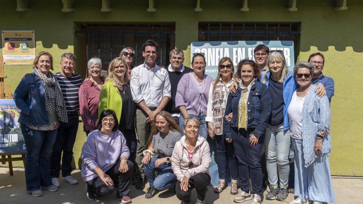 Postius, participó ayer en un desayuno en l’Horta.