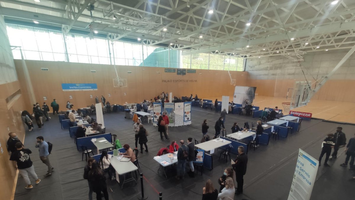 El Job Dating que es va celebrar l’any passat a Vielha.