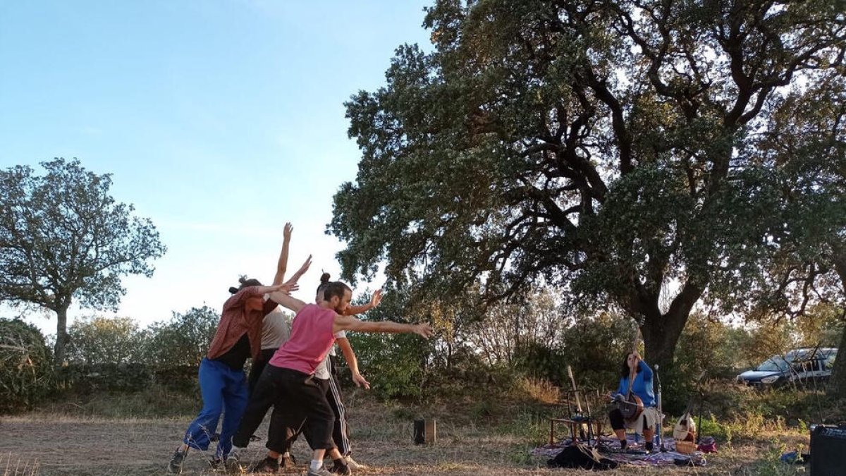 Uno de los espectáculos en plena naturaleza, el año pasado.