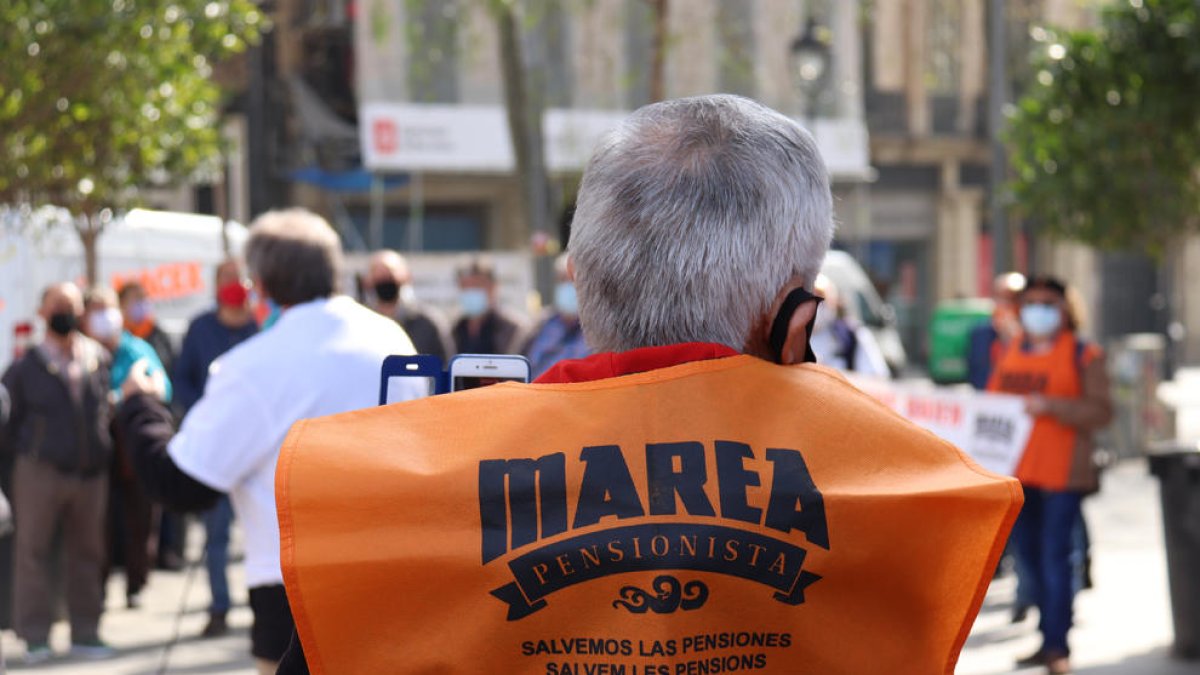 La Marea Pensionista reclama la millora de les prestacions públiques.