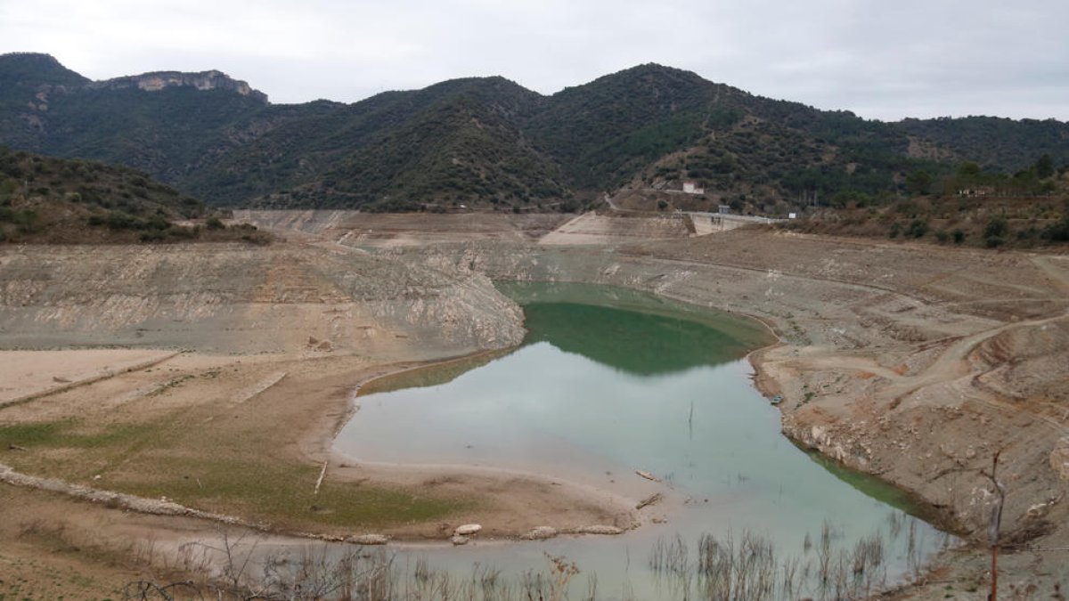 El pantà de Siurana.