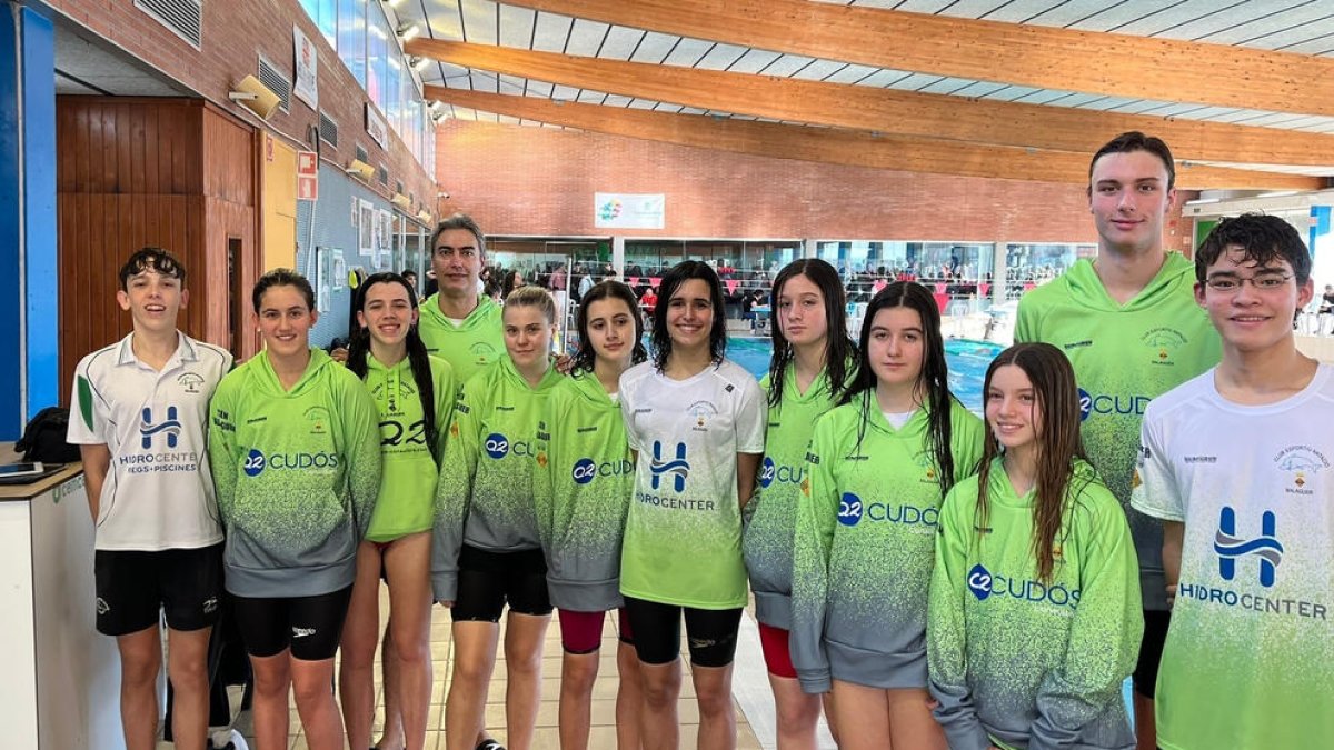 Nueve podios del CEN Balaguer en Cervera
