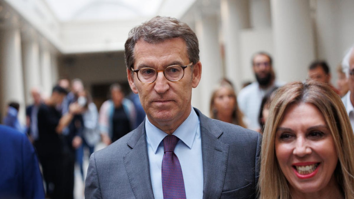 El líder del Partit Popular, Alberto Núñez Feijóo.