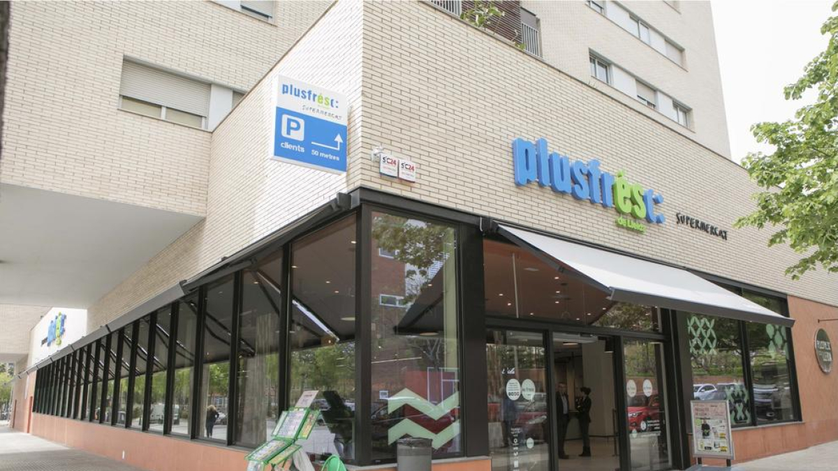 Un supermercat Plusfresc. 