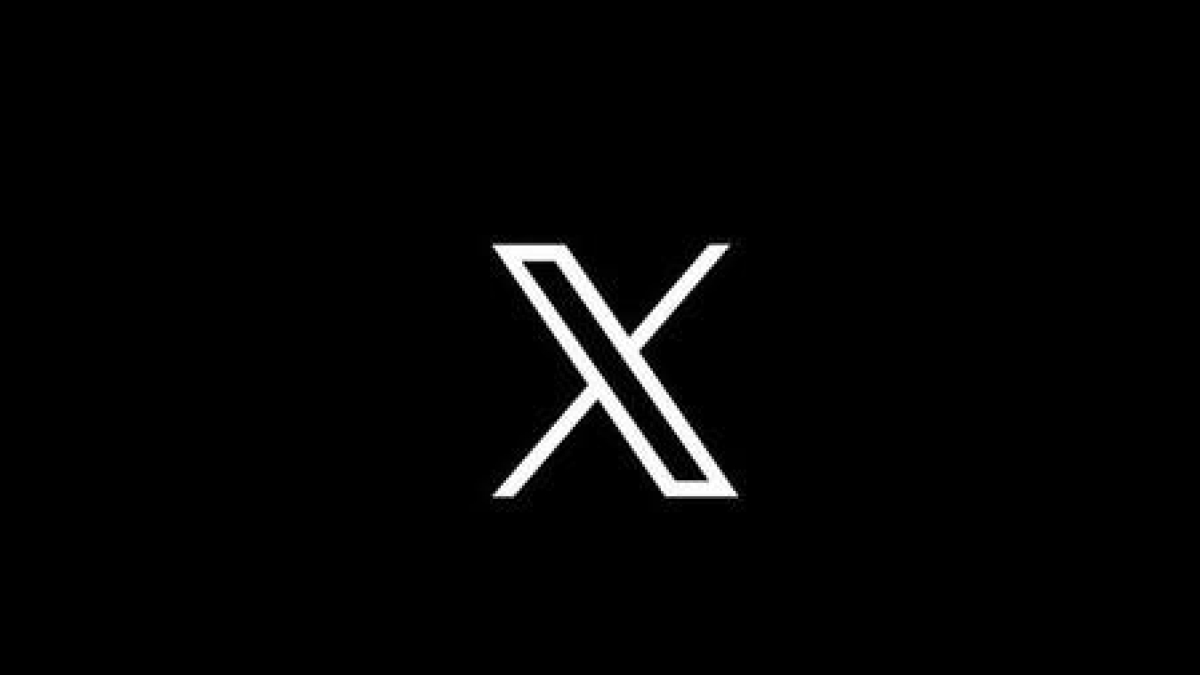 El logo de la xarxa social X, abans Twitter.