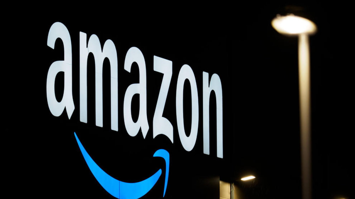 El logotipo de Amazon.