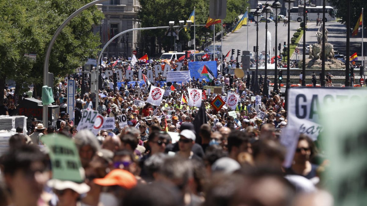 A la manifestació van anar ciutadans de tot l’Estat.