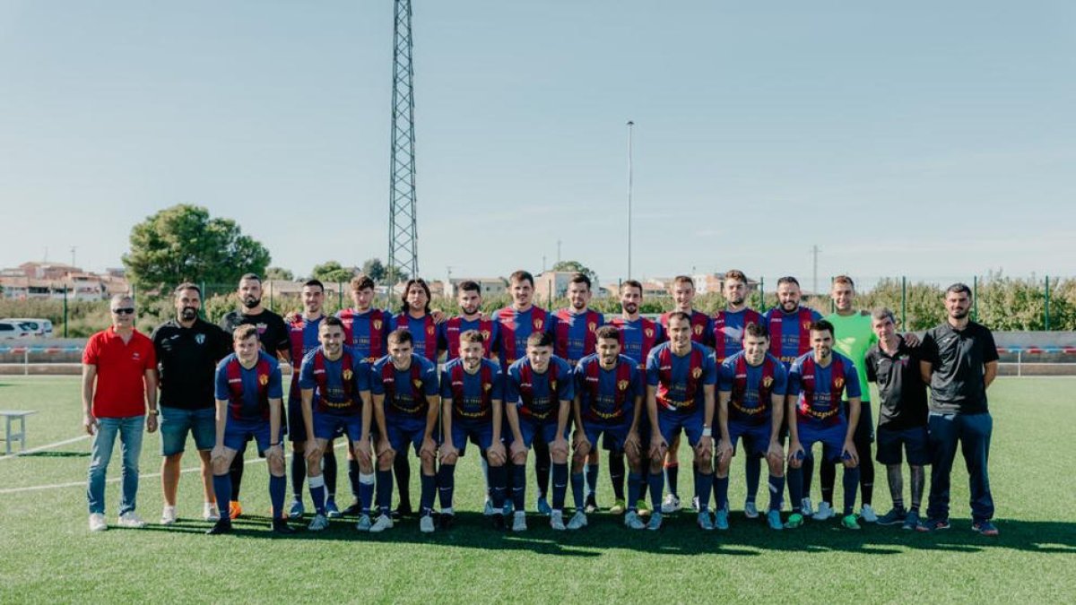 La plantilla actual del Soses, que competeix al grup 14 de Tercera Catalana i ocupa el quart lloc.