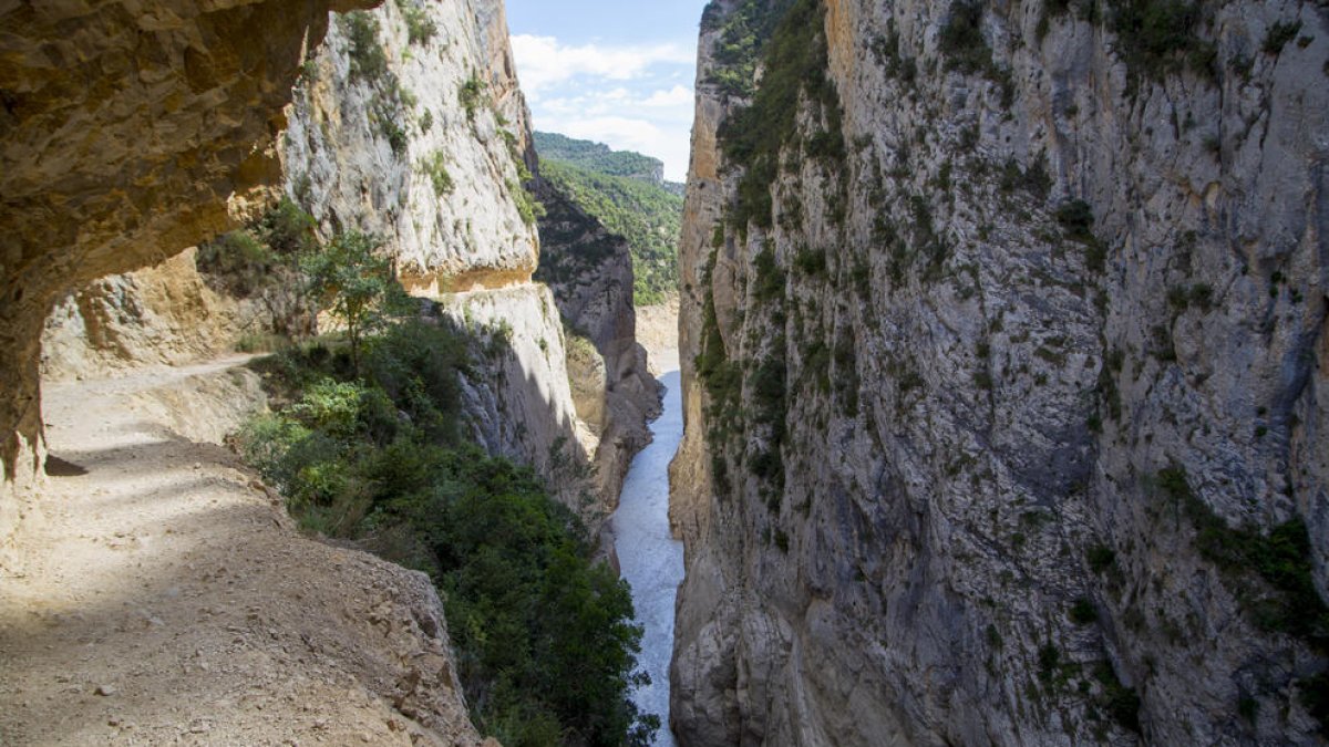 El pantano de Canelles se encuenra al 42,6% de su capacidad.
