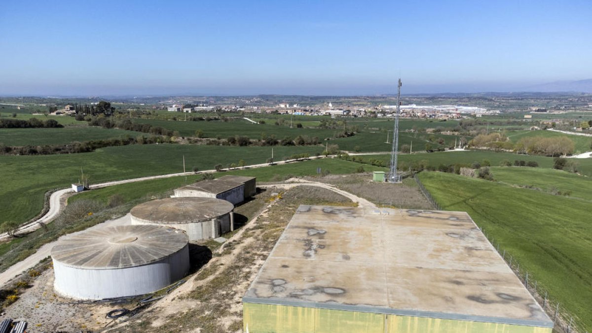Els dipòsits d’aigua de Guissona.