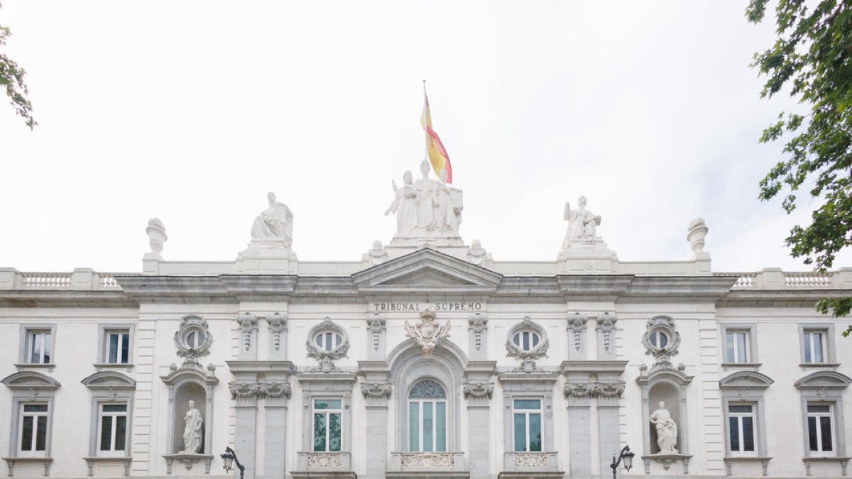 La façana del Tribunal Suprem.