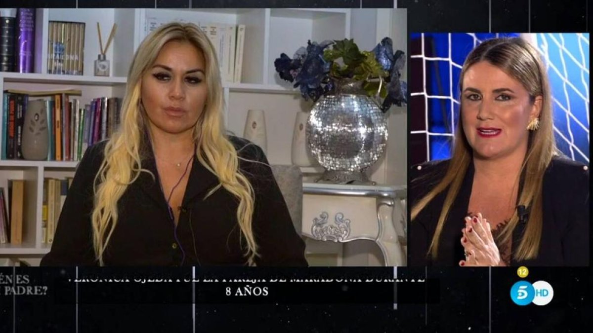 Carlota Corredera amb Verónica Ojeda.