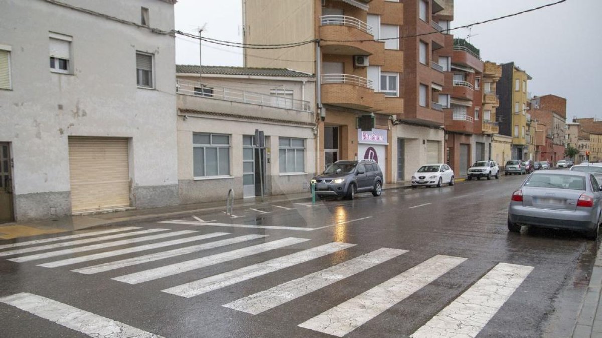 Imatge del lloc de l'accident, que va ocórrer a les 19.45 hores