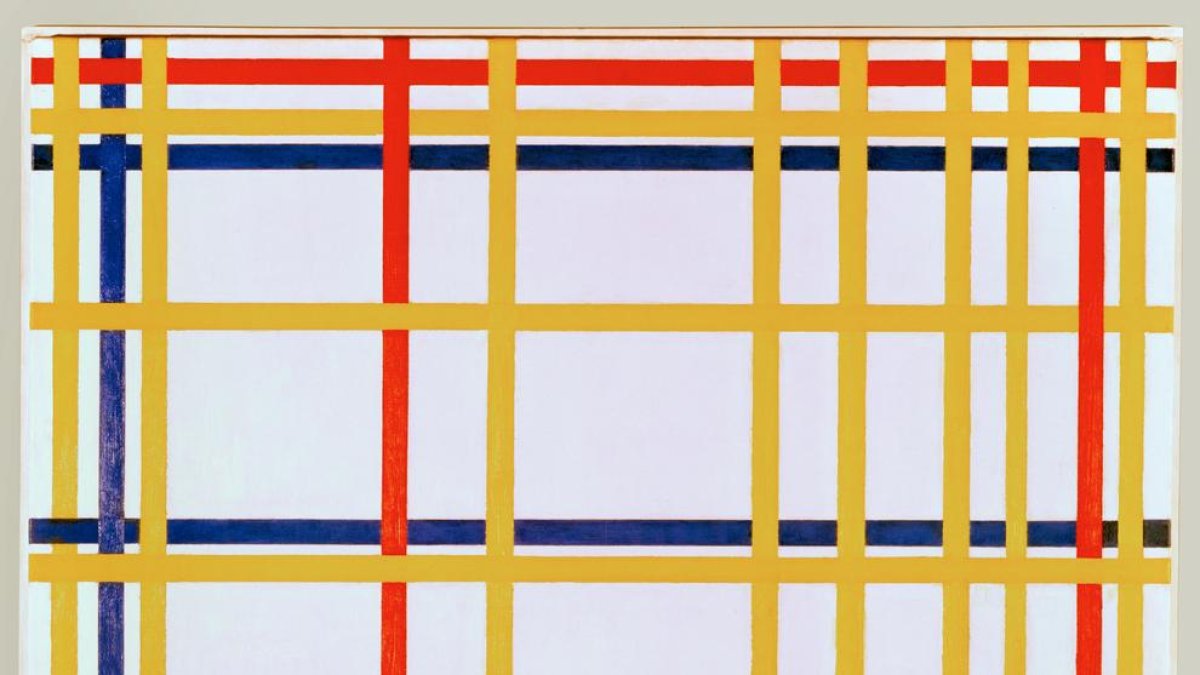 Descubren que un cuadro de Mondrian llevaba 75 años colgado al revés