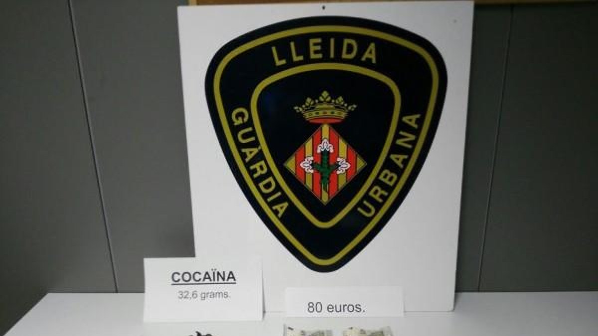 Imagen de la cocaína incautada al ahora absuelto.
