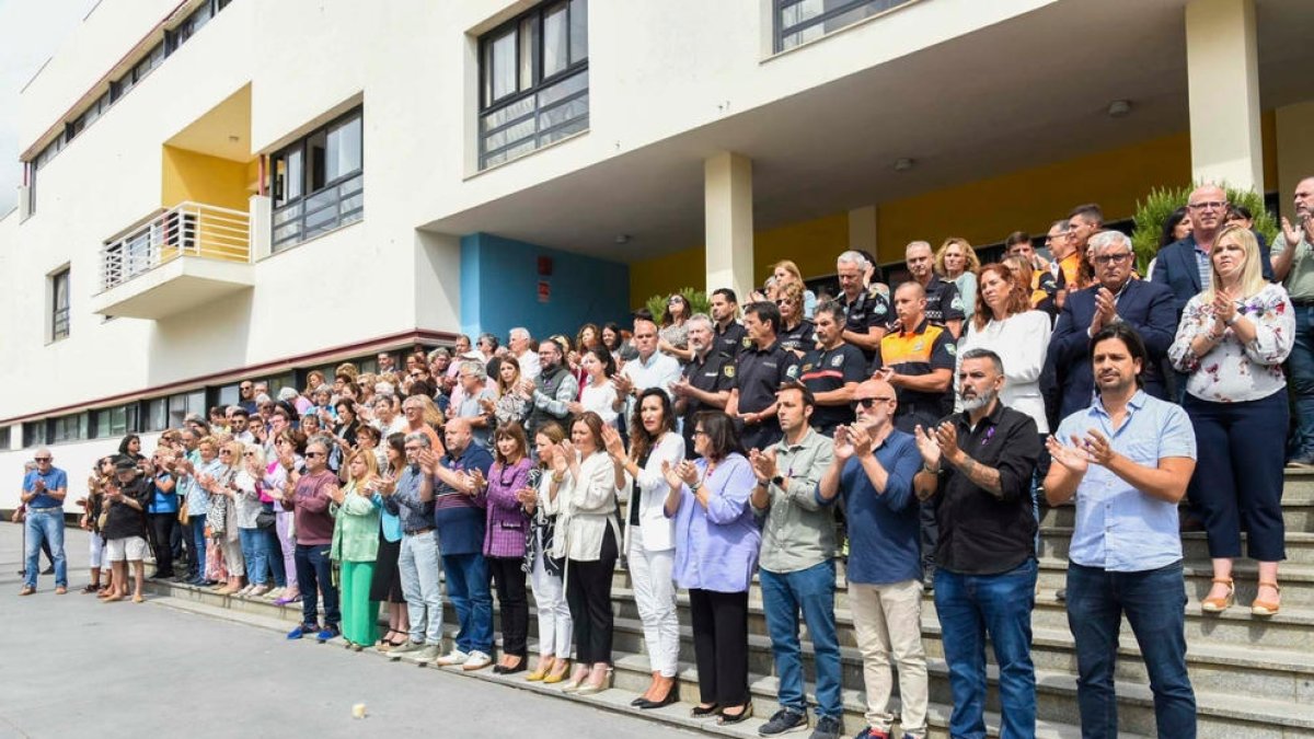 Concentración de condena la semana pasada en Torremolinos.