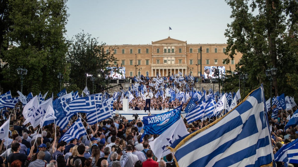 El actual presidente, Kyriakos Mitsotakis, aspira a la reelección.