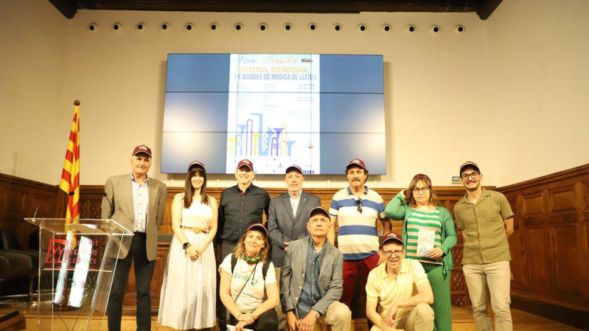 Presentació ahir a l’IEI de la nova edició del Fem Banda.