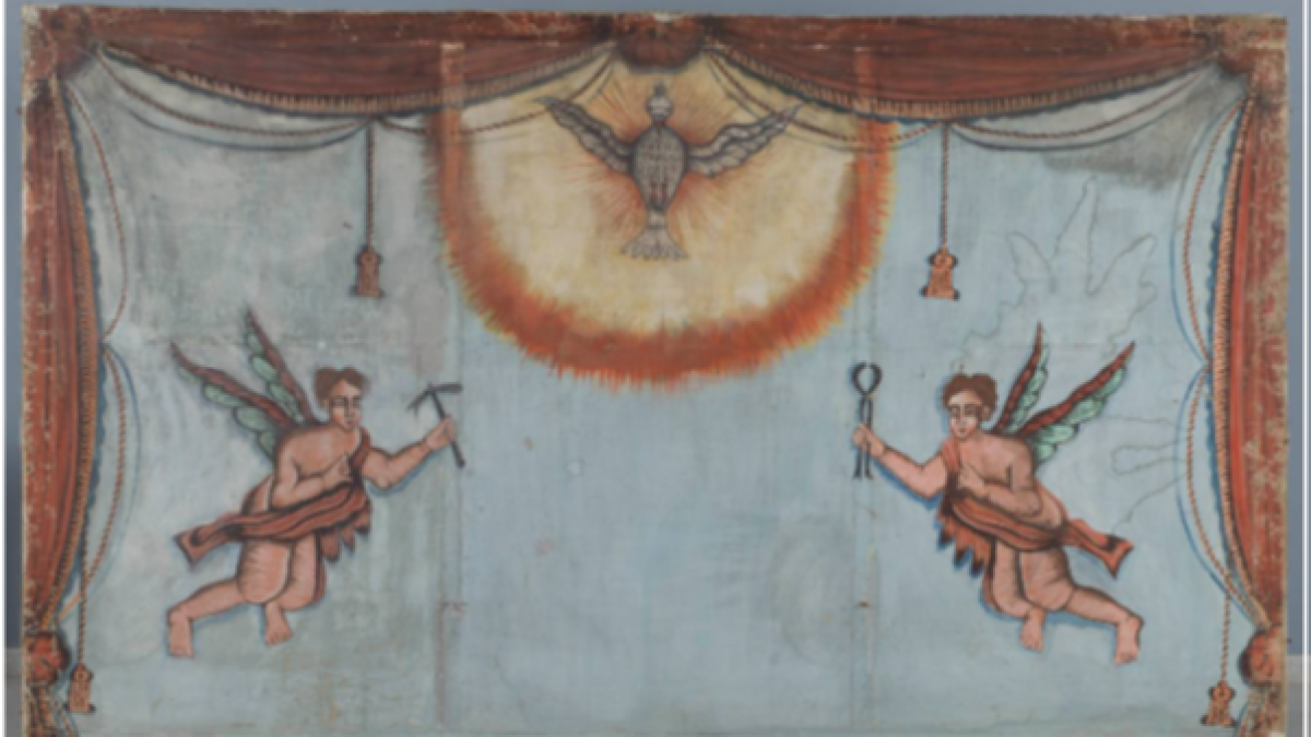 Imagen del monumento restaurado.