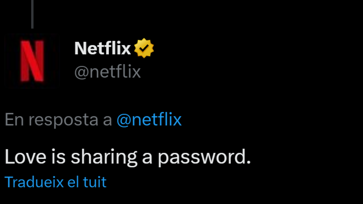 Netflix: on vaig dir blanc, ara...