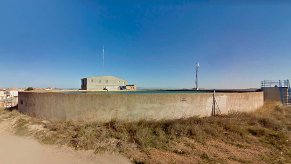 L’actual dipòsit d’aigua de boca de les Borges.