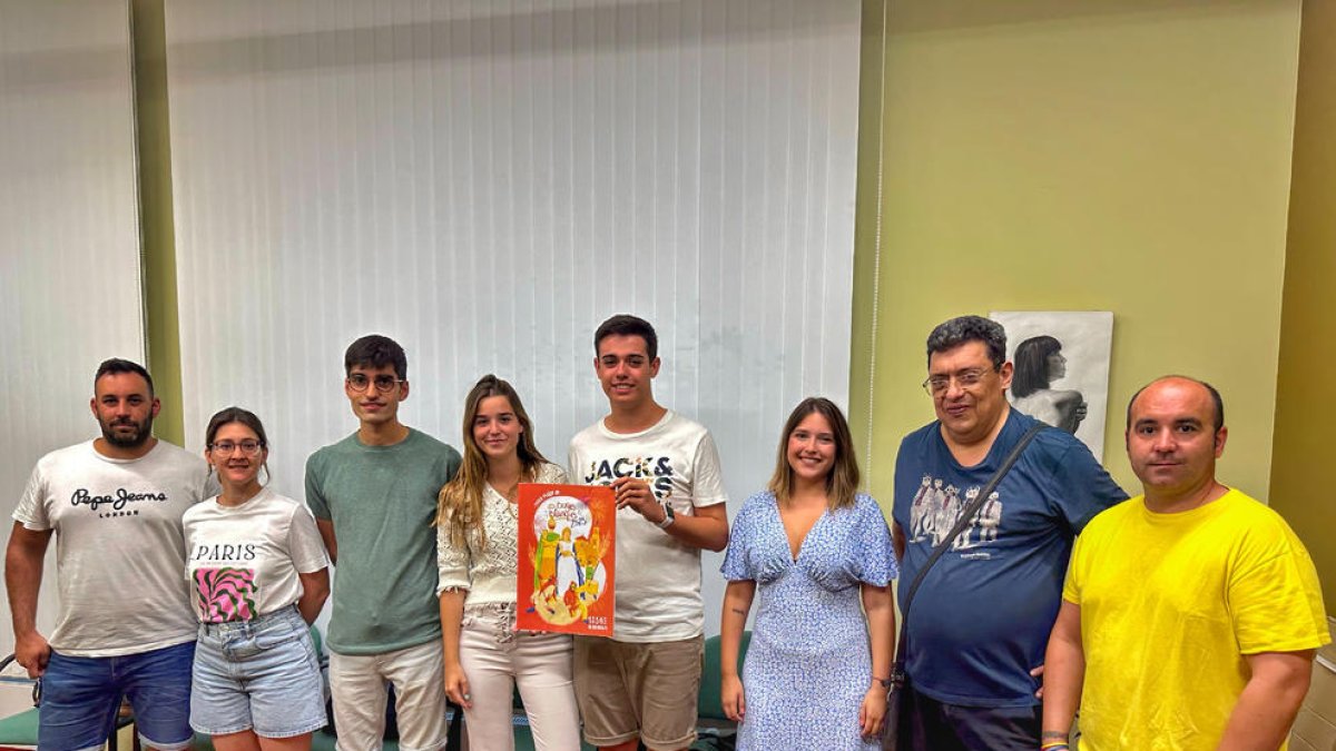 La diseñadora Noemí Marsal resultó ayer ganadora del concurso de carteles de las fiestas de Les Borges.