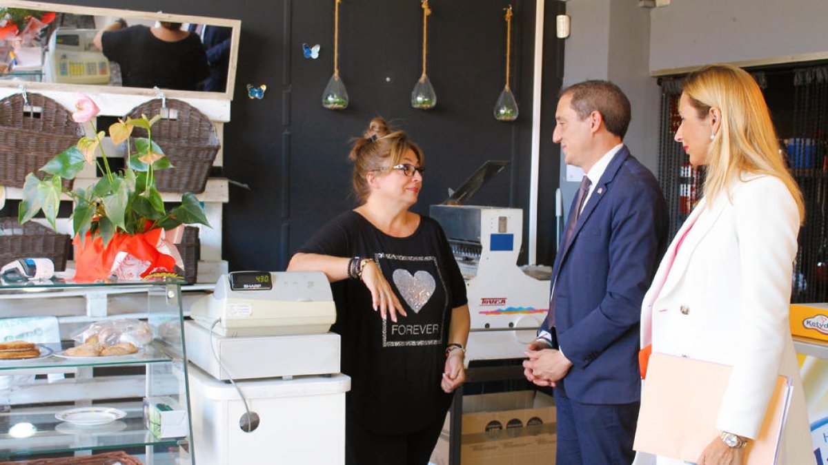 José Crespín visitó ayer El Raconet de la Carme.