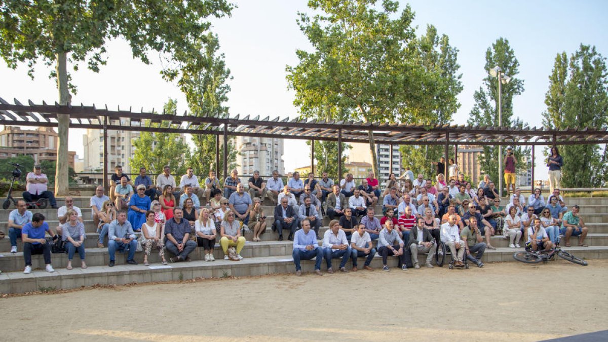 El partit es va presentar als Camps Elisis i va comptar amb els alcaldables i simpatitzants de la formació.