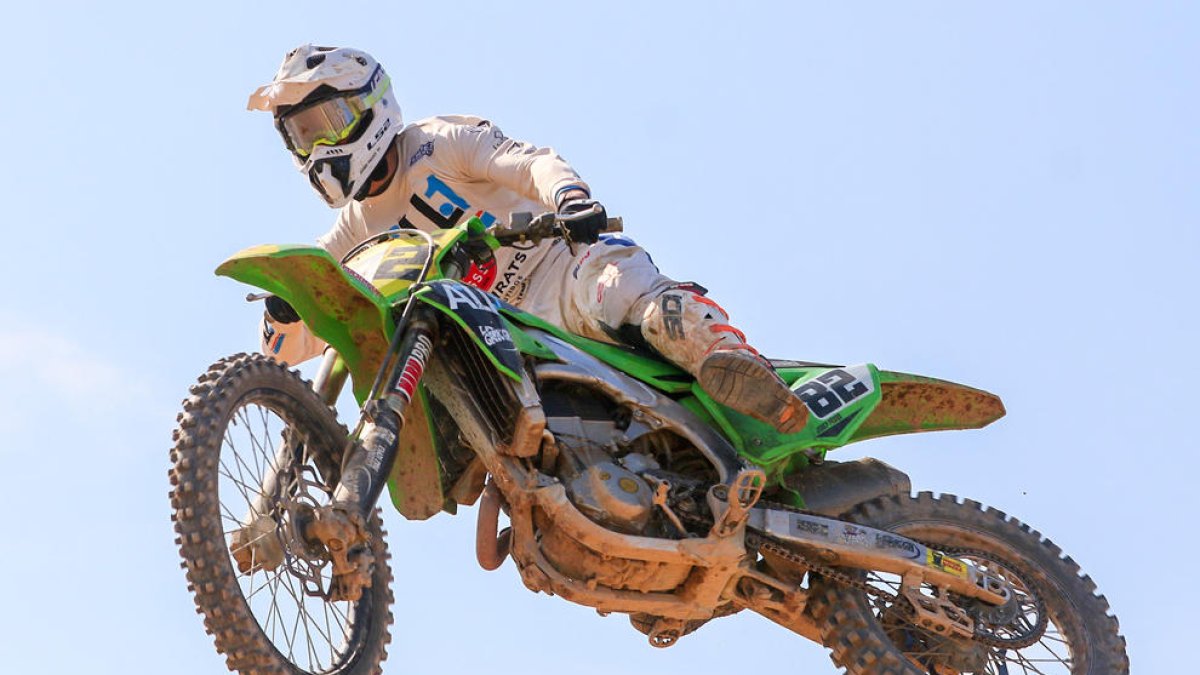 El leridano Adrià Monné gana el Catalán de motocross de Bellpuig
