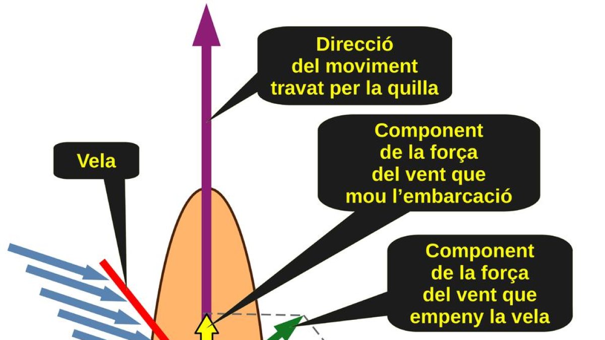 La funció de la quilla es pot reforçar amb l'orsa, una pala de ficar i treure.