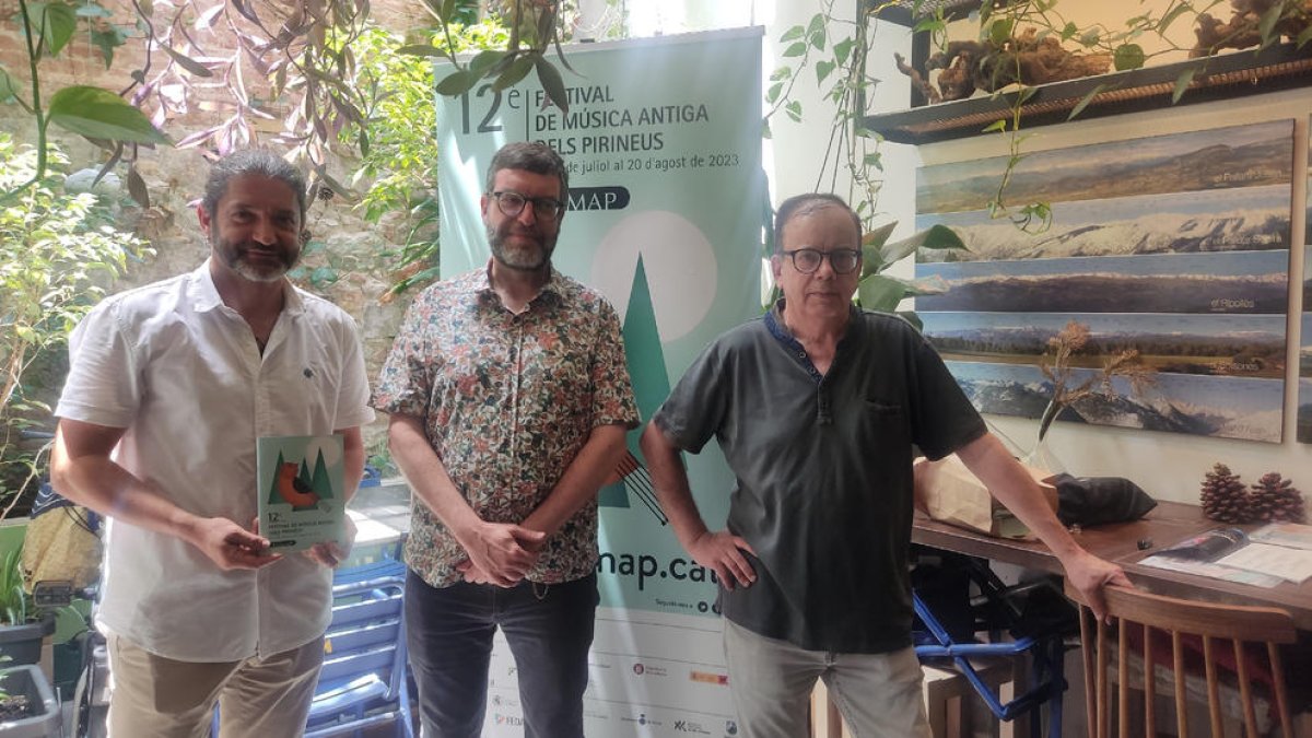 Presentació ahir de la nova edició del Festival dels Pirineus.
