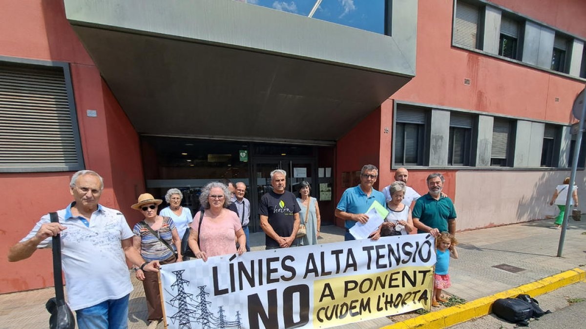 Un miler d'al·legacions en contra de la línia elèctrica que creua l'Horta