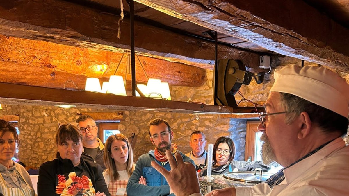 El taller sobre elaboración de quesos celebrado la semana pasada.