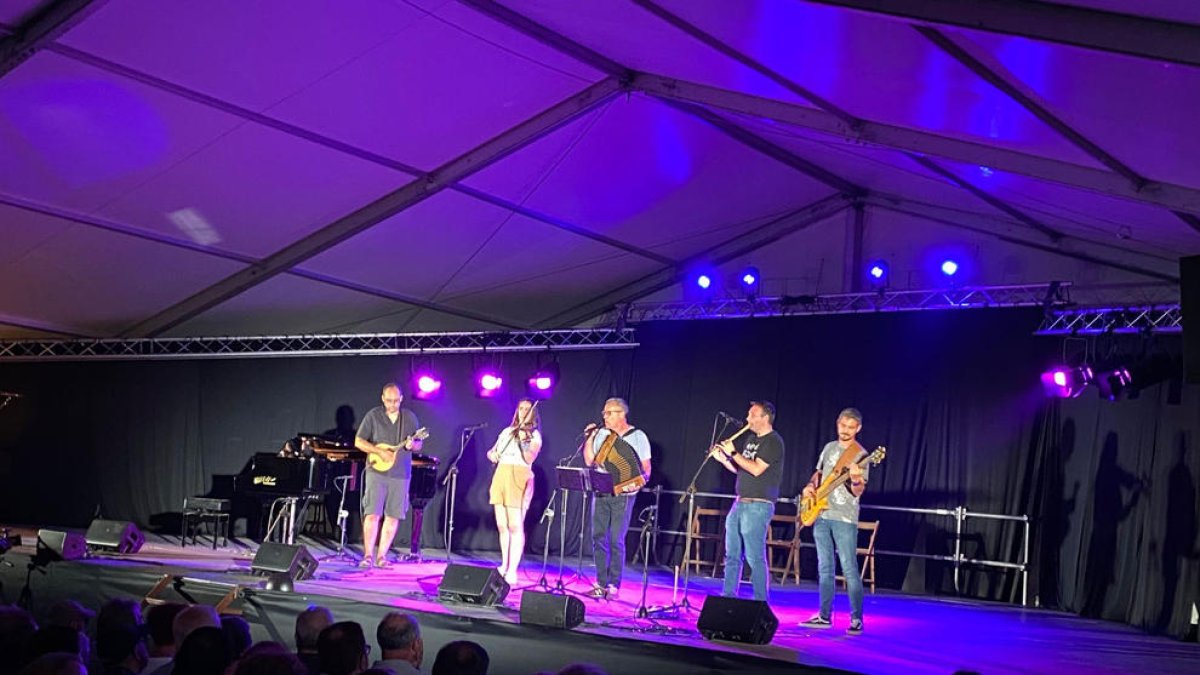 Diversos artistes van actuar dissabte a Arsèguel.