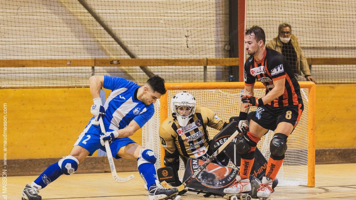 El lleidatà Jaume Bartés, durant un partit en la seua etapa a la Lliga francesa.