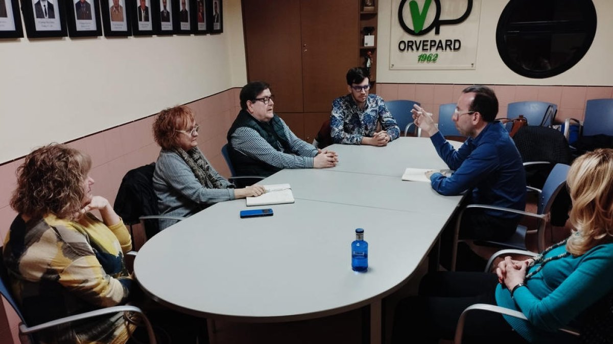 La reunión de Palau con vecinos de Pardinyes.