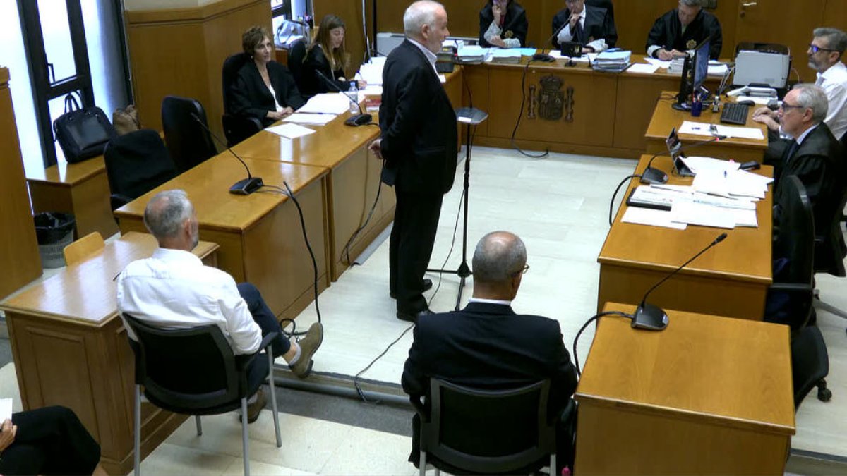 El ex secretario general de Interior Brauli Duart ayer en la Audiencia.